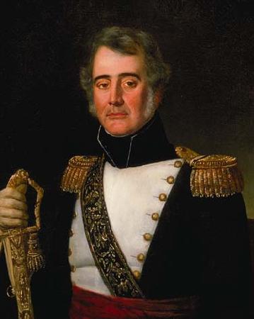 Jean joseph Taillasson A portrait of Brigadier General Jean Baptiste Plauche by Jean Joseph Vaudechamp Sweden oil painting art